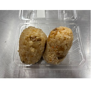 心夢 ひとつ星Ｎ　炊き込みかしわ飯にぎり ２個