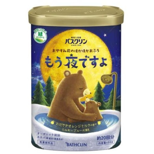 バスクリン もう夜ですよ おだやかオレンジミルクの香り ６００ｇ