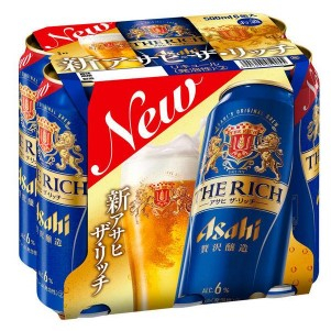 アサヒ ザ・リッチ ５００ｍｌ&times;６缶入