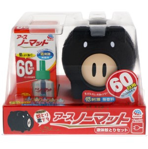 アース製薬 アースノーマット 蚊とり黒ブタ ６０日セット １個入