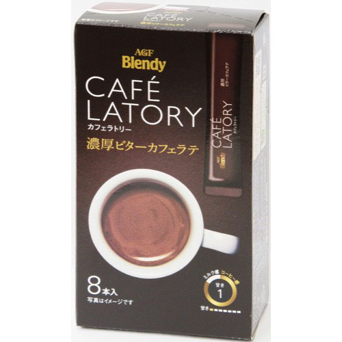 味の素ＡＧＦ 「ブレンディ　カフェラトリー」スティック　濃厚ビターカフェラテ ８本