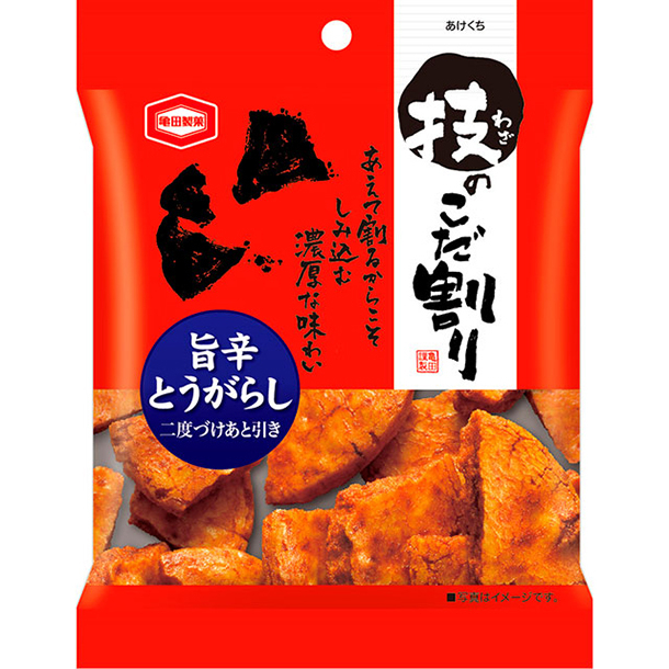 亀田製菓 技のこだ割り旨辛とうがらし ４０ｇ