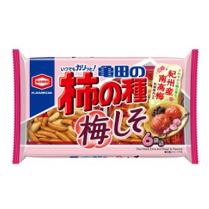 亀田製菓 亀田の柿の種梅しそ ６袋入