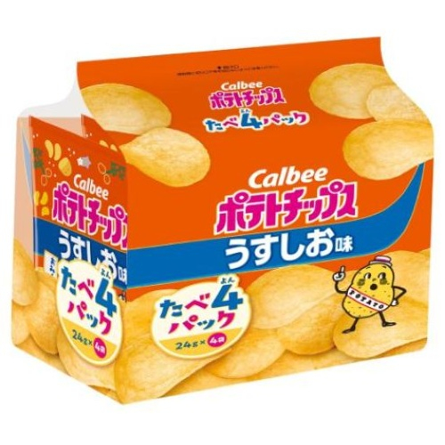 カルビー ポテトチップスうすしお味たべよんパック ４パック入