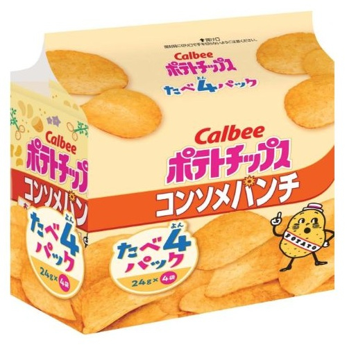 カルビー ポテトチップスコンソメパンチたべよんパック　９６Ｇ