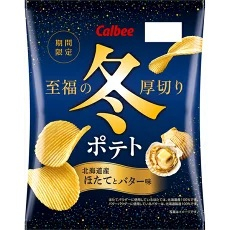 カルビー 冬ポテト北海道産ほたてとバター味 ６０ｇ