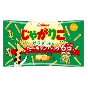 カルビー じゃがりこサラダたべキリンパック ９６ｇ（１６ｇ&times;６袋）
