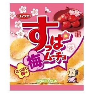 湖池屋 すっぱムーチョチップス さっぱり梅 ５５ｇ