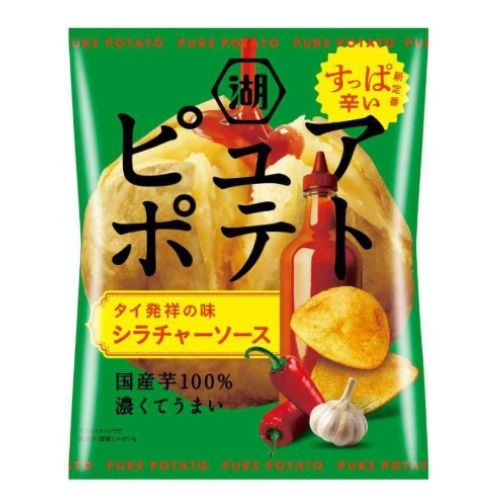 湖池屋 ピュアポテト シラチャーソース ５２ｇ