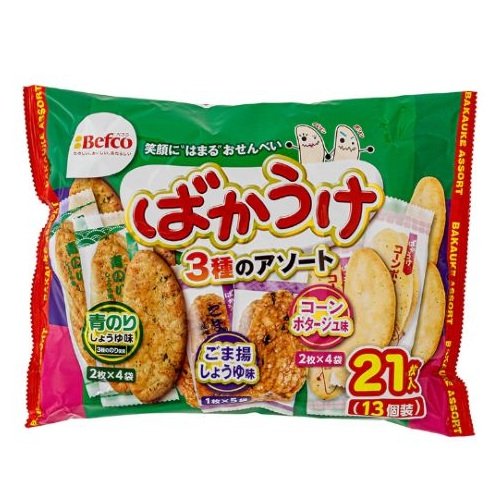 栗山米菓 ばかうけアソート　 ２１枚入