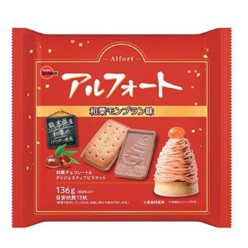 ブルボン アルフォート 和栗モンブラン味 １３６ｇ