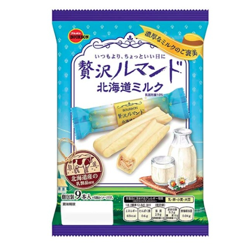 ブルボン 贅沢ルマンド北海道ミルク ９本