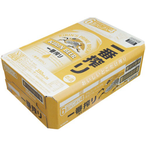 麒麟麦酒 一番搾り ３５０ｍＬ&times;２４缶入