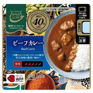 三菱食品 からだシフト 糖質コントロール ビーフカレー １４０ｇ