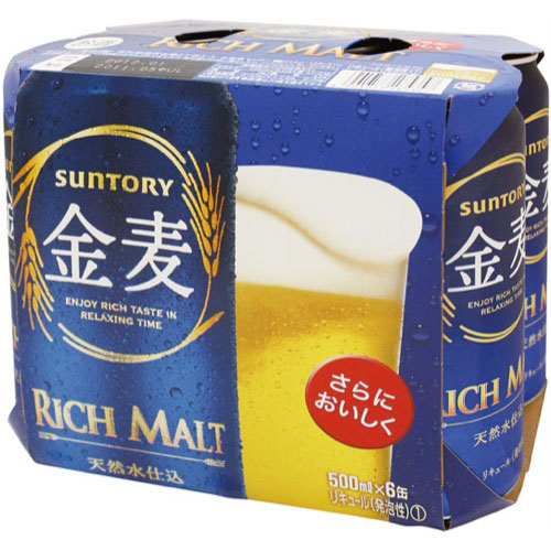 サントリーホールディングス 金麦 ５００ｍＬ&times;６缶入
