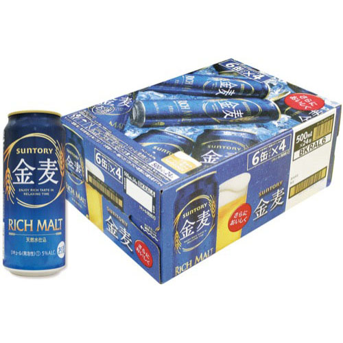 サントリーホールディングス 金麦 ５００ｍＬ&times;２４缶入