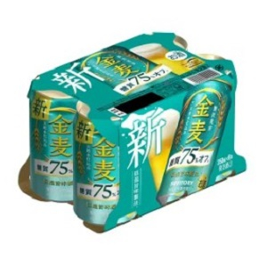 サントリーホールディングス 金麦　糖質７５％オフ ３５０ｍＬ&times;６缶入