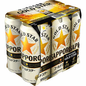 サッポロ ゴールドスター ５００ｍl&times;６缶入