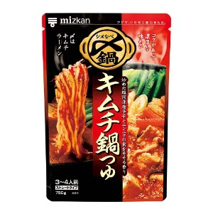ミツカン 〆まで美味しい キムチ鍋つゆストレート ７５０ｇ