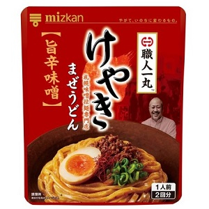 ミツカン 職人一丸 札幌味噌拉麺専門店けやき まぜうどん 旨辛味噌 1人前×２回分