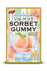 ノーベル ソルベットグミ 白桃味 ５０ｇ