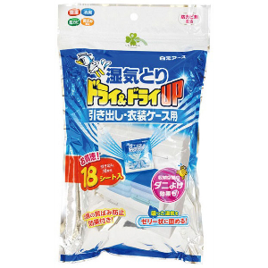 白元アース くらしリズム ドライ＆ドライＵＰ 引き出し用 １８個入