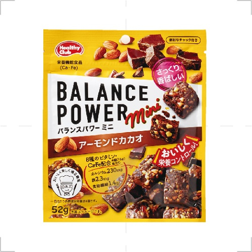 ハマダコンフェクト バランスパワーミニ　アーモンドカカオ ５２ｇ