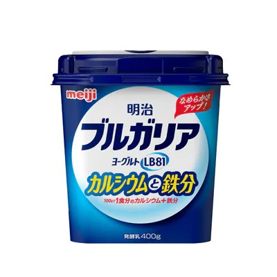 明治 ブルガリアヨーグルトＬＢ８１　カルシウムと鉄分　 ４００ｇ