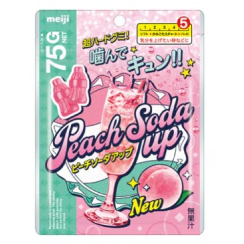 明治 ピーチソーダアップ ７５ｇ
