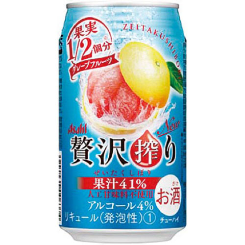 アサヒ 贅沢搾り　グレープフルーツ ３５０ｍＬ