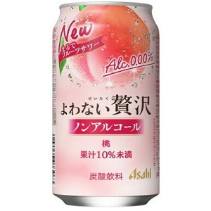 アサヒビール よわない贅沢桃缶 ３５０ｍｌ