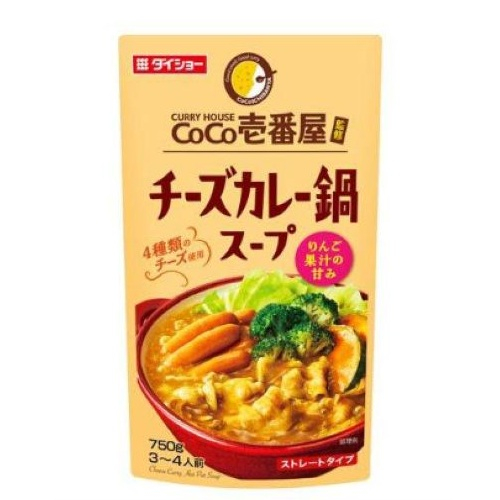 ダイショー CoCo壱番屋 チーズカレー鍋スープ ７５０ｍｌ