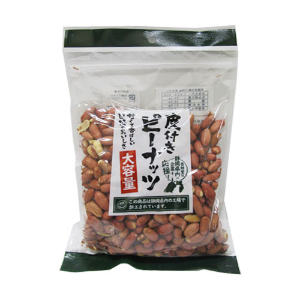 豆久商店 皮付きピーナッツ ３０７ｇ