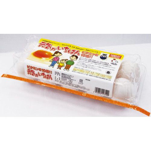 清水港飼料 ビタミンＥ１０倍鶏卵　元気がいちばん １０コ入