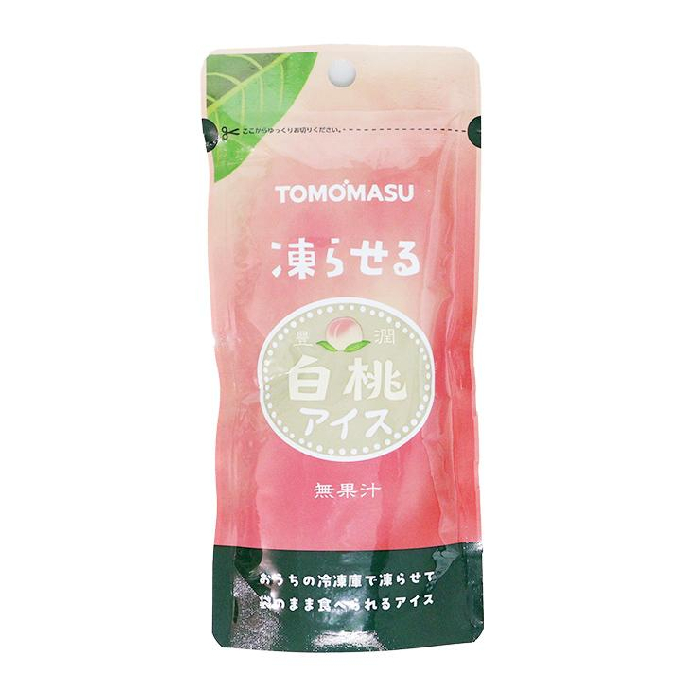 友枡飲料 果実アイス白桃 ８０ｇ