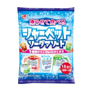エースベーカリー 凍らせて食べるシャーベット ソーダアソート １８個入