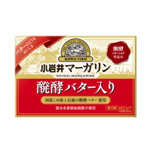 小岩井乳業 マーガリン　発酵バター入り １８０ｇ