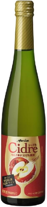 Mercian おいしい酸化防止剤無添加ワイン　贅沢シードル　 ５００ｍＬ