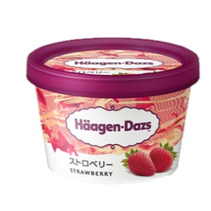 ハーゲンダッツ　 ミニカップ　ストロベリー　 １１０ｍＬ