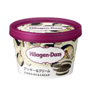 ハーゲンダッツ　 ミニカップ　クッキー＆クリーム １１０ｍＬ