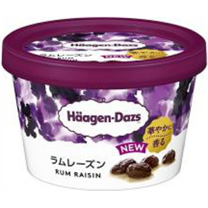 ハーゲンダッツ ミニカップラムレーズン １１０ｍｌ