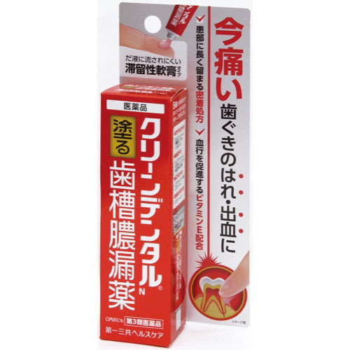 第一三共ヘルスケア クリーンデンタルＮ　塗る歯槽膿漏薬 １６ｇ