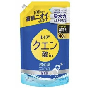 Ｐ＆Ｇ レノアクエン酸ｉｎ超消臭 超無臭 さわやかシトラスの香り（微香） 詰替 超特大 １１１０ｍＬ